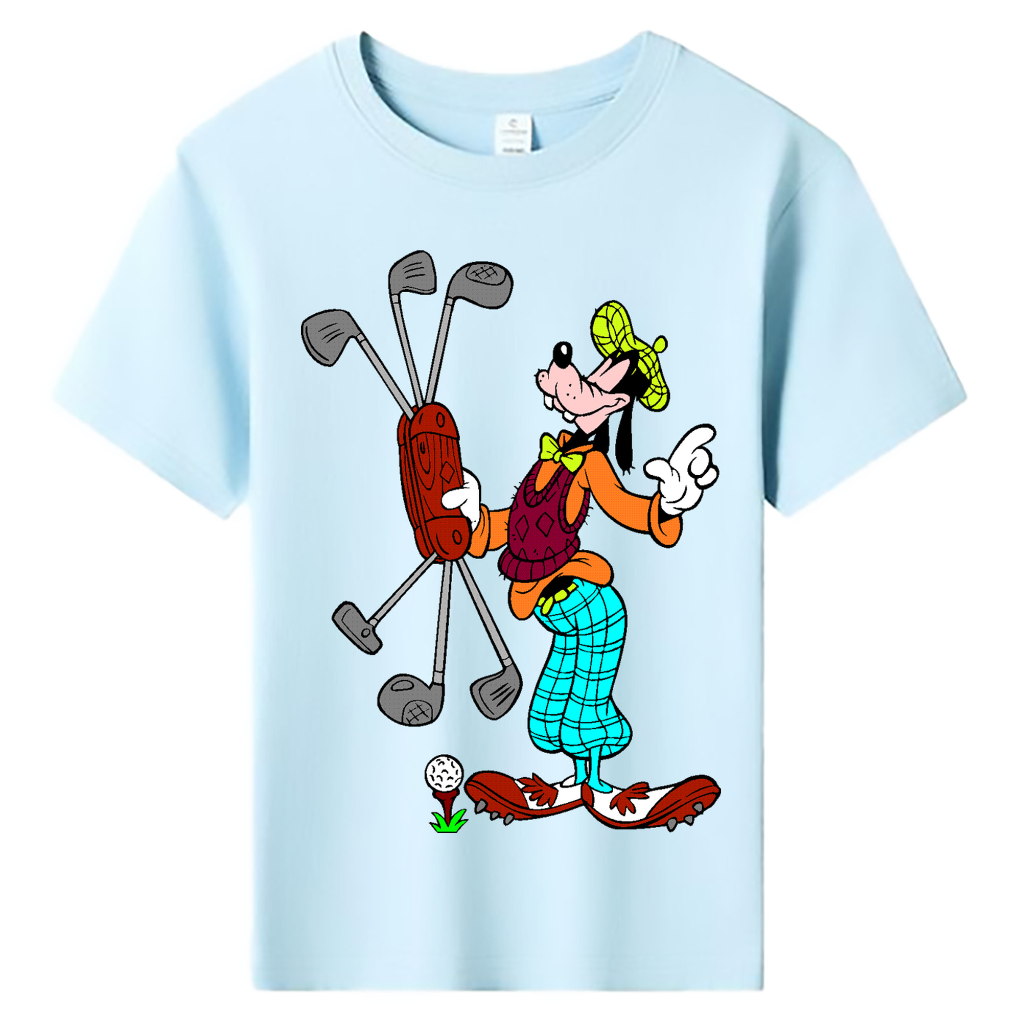 ミッキーマウス Mickey Mouse 綿100％キッズTシャツ（フロントプリント）